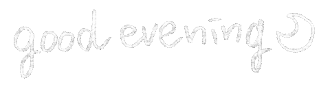 Good Evening Sticker