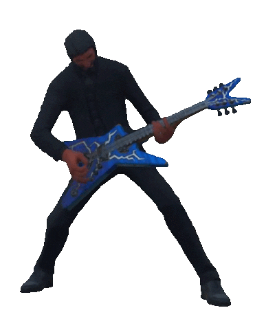 rock out john wick Sticker by Leroy Patterson
