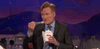 kunal nayyar eating GIF by Team Coco