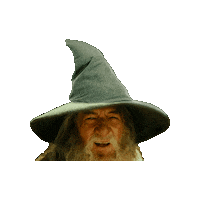 DEBUFFEL lotr bvb gandalf hobbit Sticker