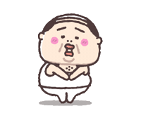 Old Man Hello Sticker