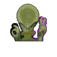 Niche Alien Sticker