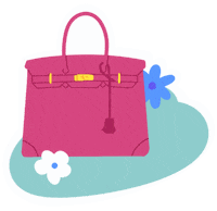 Katrinfishman spring song bag цветы Sticker