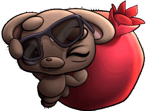 Teddy Bear Night Sticker