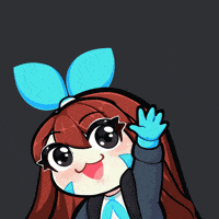 Qyuwi anime hello hi bye GIF