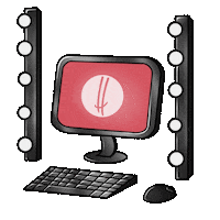 Lights Desktop Sticker by Hartinger Consulting GmbH