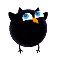 Black Hole Bird Sticker by NASA