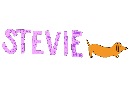Stevie Nelson Dachshund Sticker