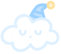 Sleepy Sticker Sticker by Ai and Aiko