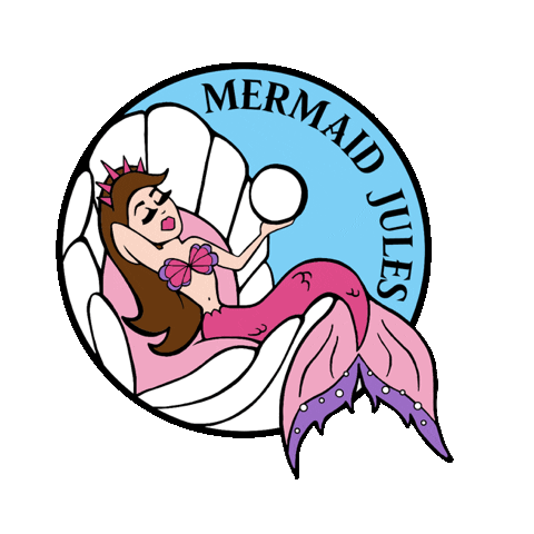 Under The Sea Omg Sticker by Mermaid Jules