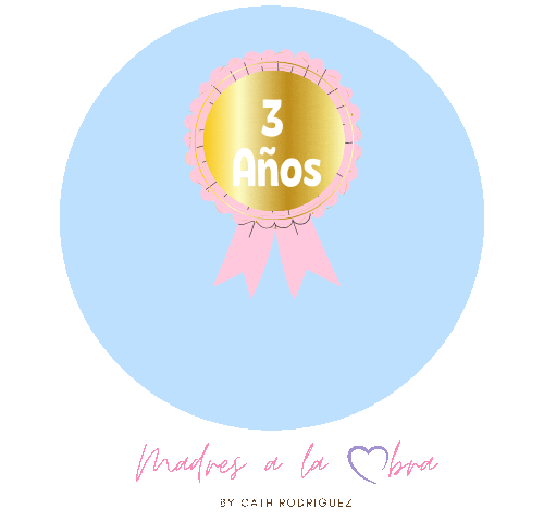 Oro 3 Anos Sticker by Madres a la Obra