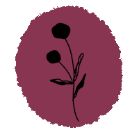 Flower Minimalista Sticker by Amanda Teixeira