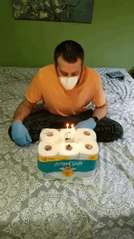 KenaSilmad happy birthday covid GIF