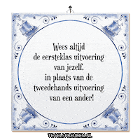 Humor Trots Sticker by Tegelspreuken.nl
