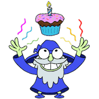 Happy Birthday Animation Sticker by Holler Studios