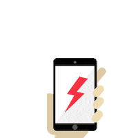 Lightning Electro Sticker by Jessie