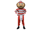 Osu Waving Sticker by Ohio State Athletics