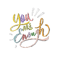 Redletterday You Are Enough Sticker