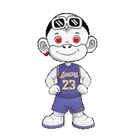 La Lakers Sticker by Zhot Shop