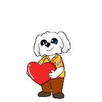 I Love You Flirting Sticker by BoDoggos