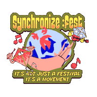 Happy Music Festival Sticker by Synchronize Fest