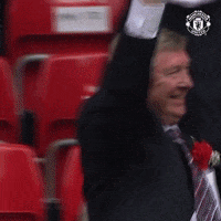 Happy Sir Alex GIF by Manchester United