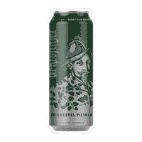 Uri Bierdose Sticker by Ur-Krostitzer