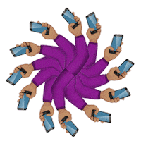 arms hamster wheel STICKER by Jess Mac