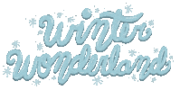 Winter Wonderland Christmas Sticker