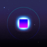 xpandamind loop stars abstract colors GIF