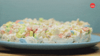 Lucky Charms Ice Cream Cake