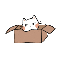 Cat Box Sticker