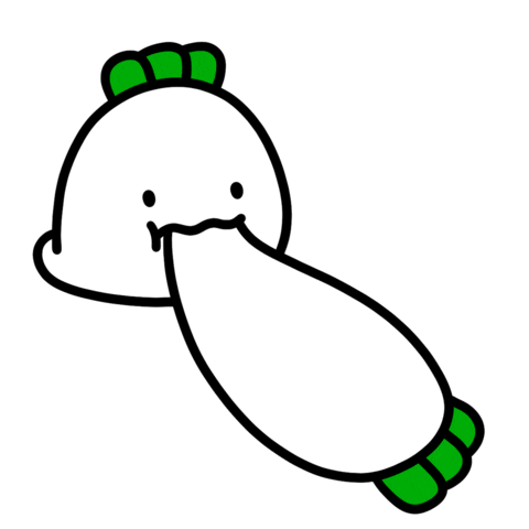 Radish Eat Sticker