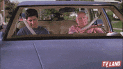 driving car crash GIF by TV Land