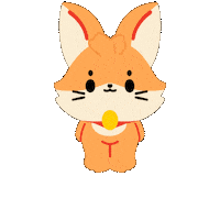 Fox Hanmade Sticker