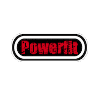 PowerfitNewTir fitness gym yoga spinning Sticker