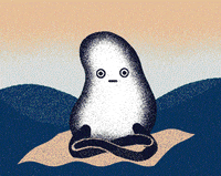 elenorkopka ocean sea yoga calm GIF