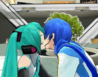 Hatsune Miku Kiss GIF