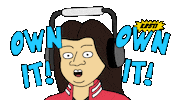 Own It Adult Swim Sticker by Augenblick Studios