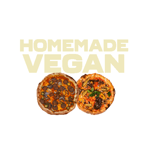 pizzabertoldi giphyupload pizza vegan homemade Sticker