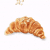 Happy French Pastry GIF by Color Snack Creative Studio