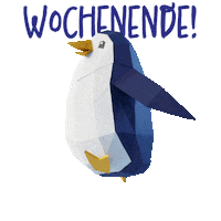DashOfficialde happy friday penguin weekend Sticker