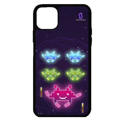 streamerchmx giphyupload game pixel galaga Sticker