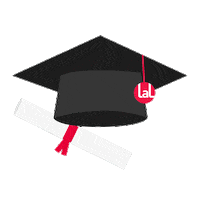 Graduation Diploma Sticker by LAL Language Centres
