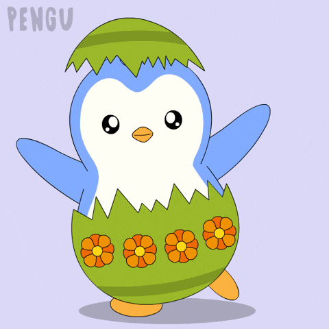 Easter Eggs Penguin GIF by Pudgy Penguins