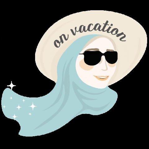 iradesisanovana girl vacation spark hijab GIF