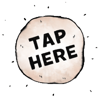 Tap Here Tatiana Kawkaw Sticker by Tatiana