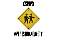 pedestrian fullerton Sticker by CSUFPD