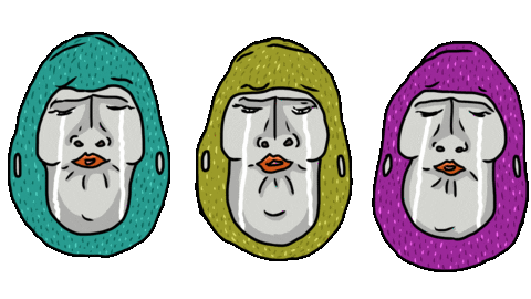 Sadness Gorilla Sticker