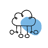 iditdesign cloud nuvem idit iditdesign Sticker